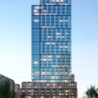 The Goode Condos Artist Rendering of Building Exterior